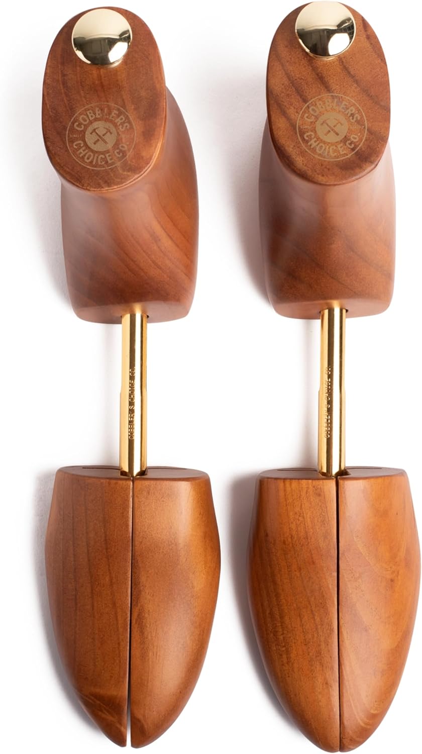 Cobbler's Choice Co. Finest Quality Men’s Boot Tree – Varnished Natural Wood, Timeless Design, Signature Finish, Brown - Image 7