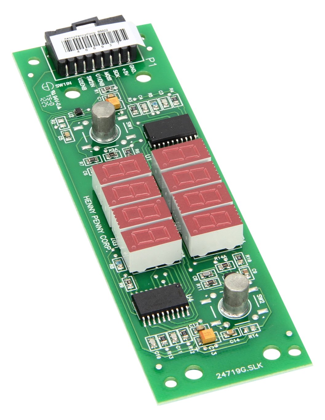 Henny Penny 65022 2-Timer Touch Switch Display Assembly
