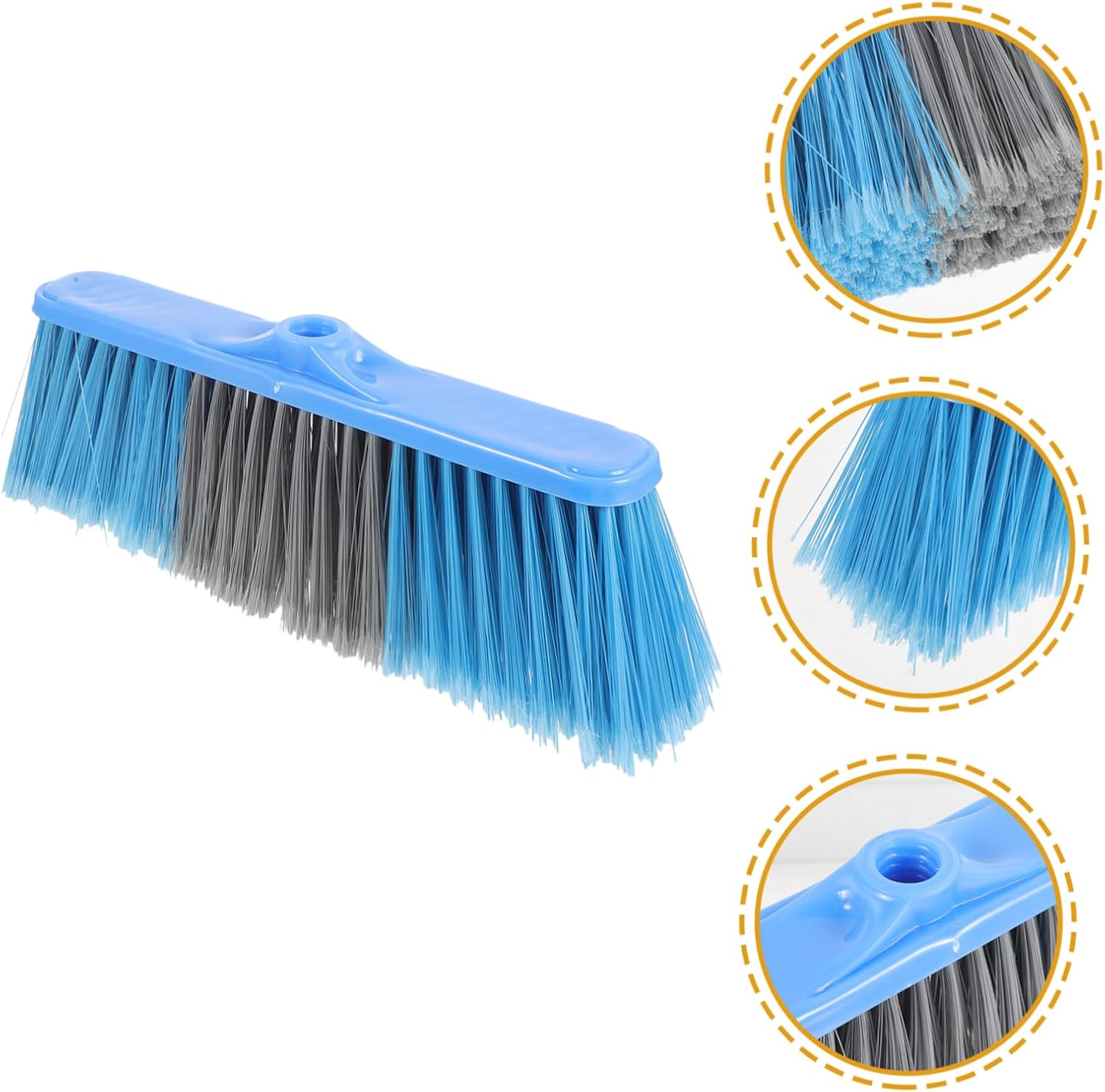 Plastic Broom Head Replacement Part for Home Cleaning Sweeping