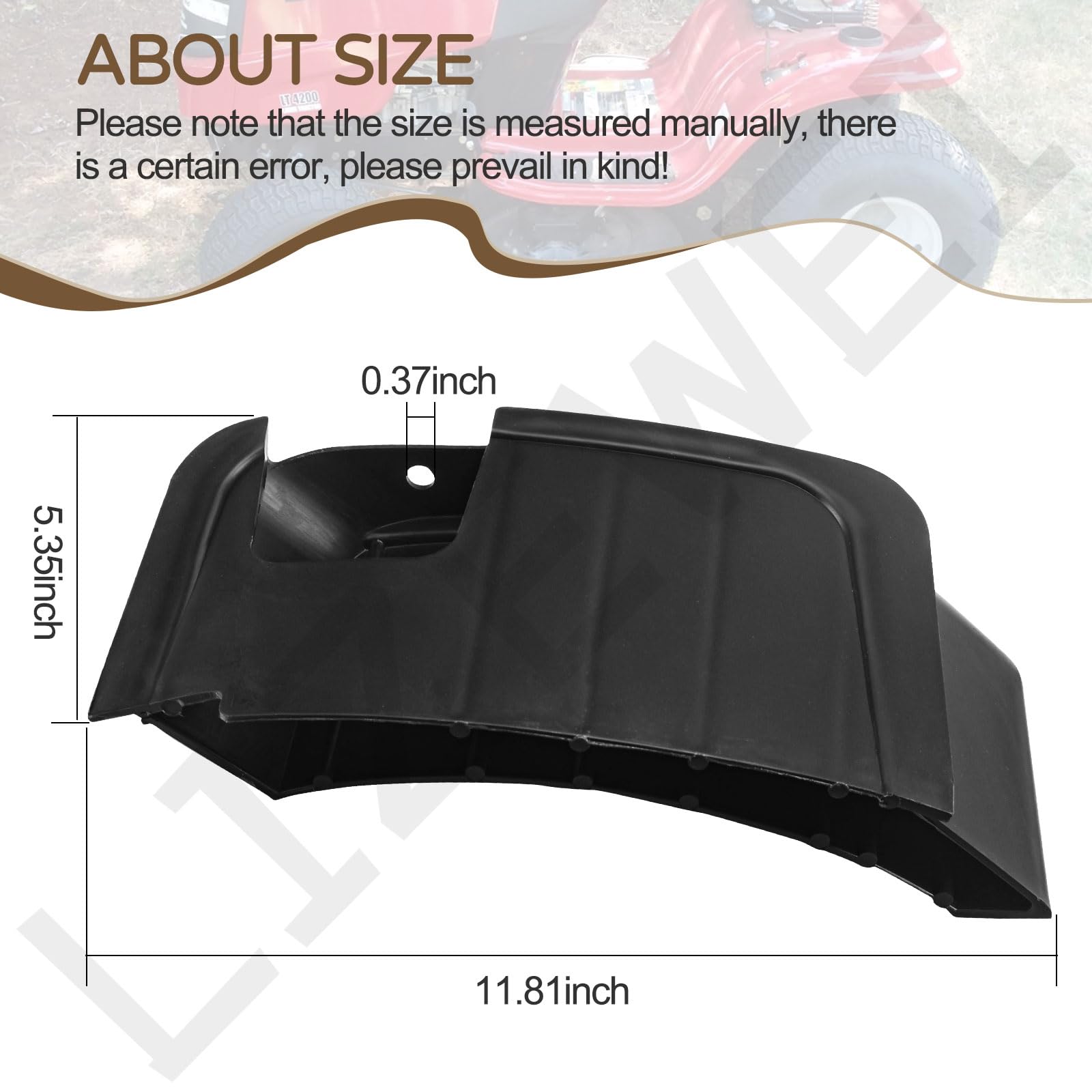 731-2363 - Tapón para cortacésped compatible con CUB Cadet MTD para cortacésped Troy Bilt de 42 pulgadas, sustituye a 190-116 GW-7311643A 7311643A