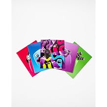 A for Adley Designed School Folders a Fun Way to Store All Your Important School Papers and Special Artistic Creations 5 Folders Included in Each Set Rainbow Ghost Collection