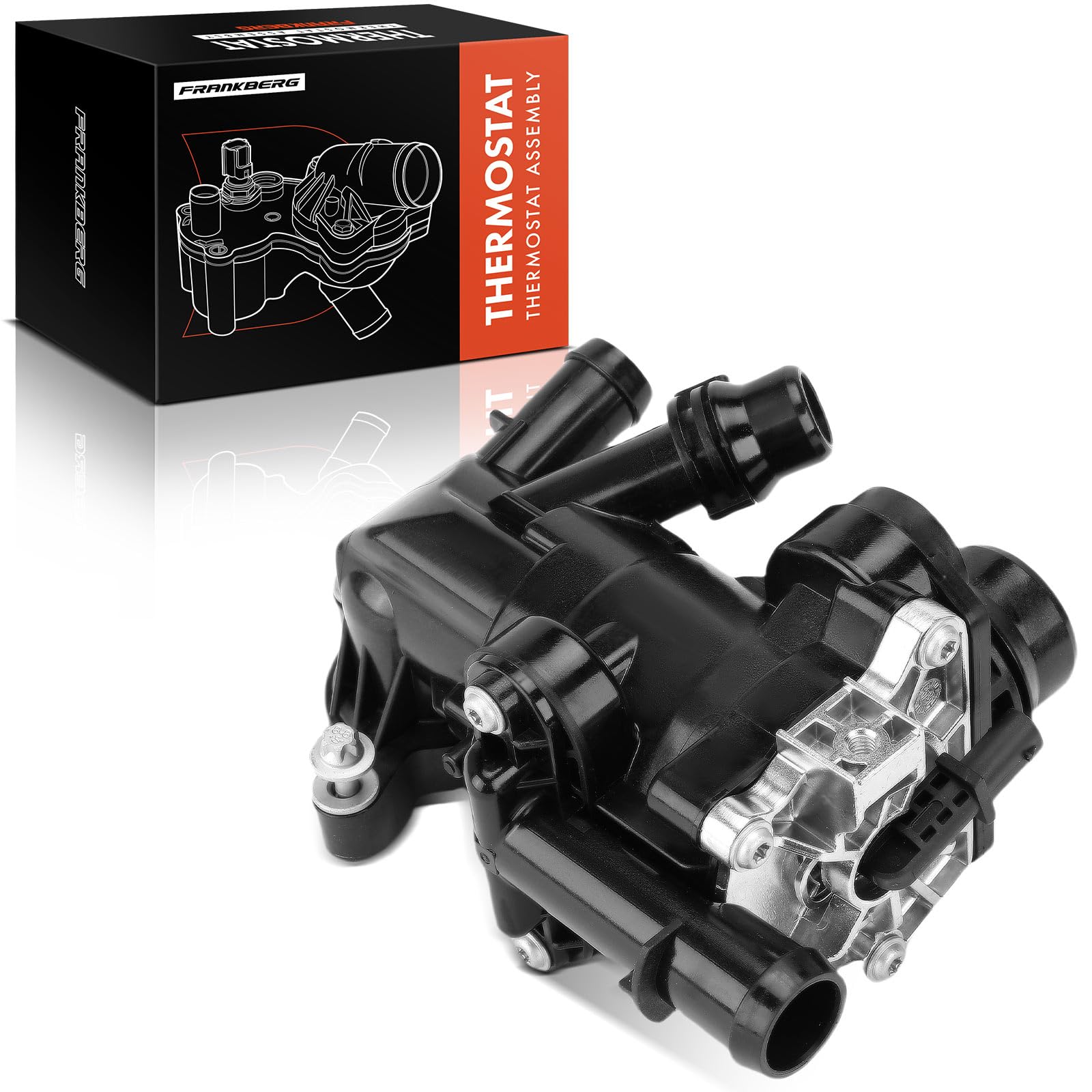 Frankberg Thermostat Kühlmittel 2-polig 2642001501 | Kompatibel mit GLC Coupe C253, GLC X253, E-Klasse Coupe C238, E-Klasse T-Model S213, E-Klasse W213