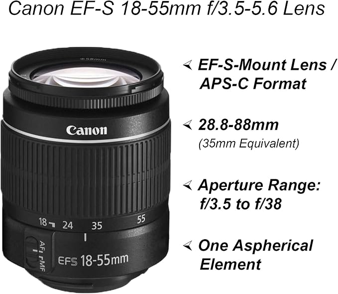 Cámara Canon EOS 2000D Refurbished con lentes y accesorios miniatura 3
