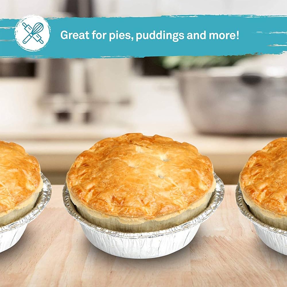 Vaschette In Alluminio Jicyor 30 Pezzi - Teglie Monouso Per Forno, Torte E BBQ Con Coperchio | Ideali Per Cucinare E Conservare