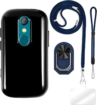 Case Accessory Bundle for Unihertz Jelly Star - Black+Blue