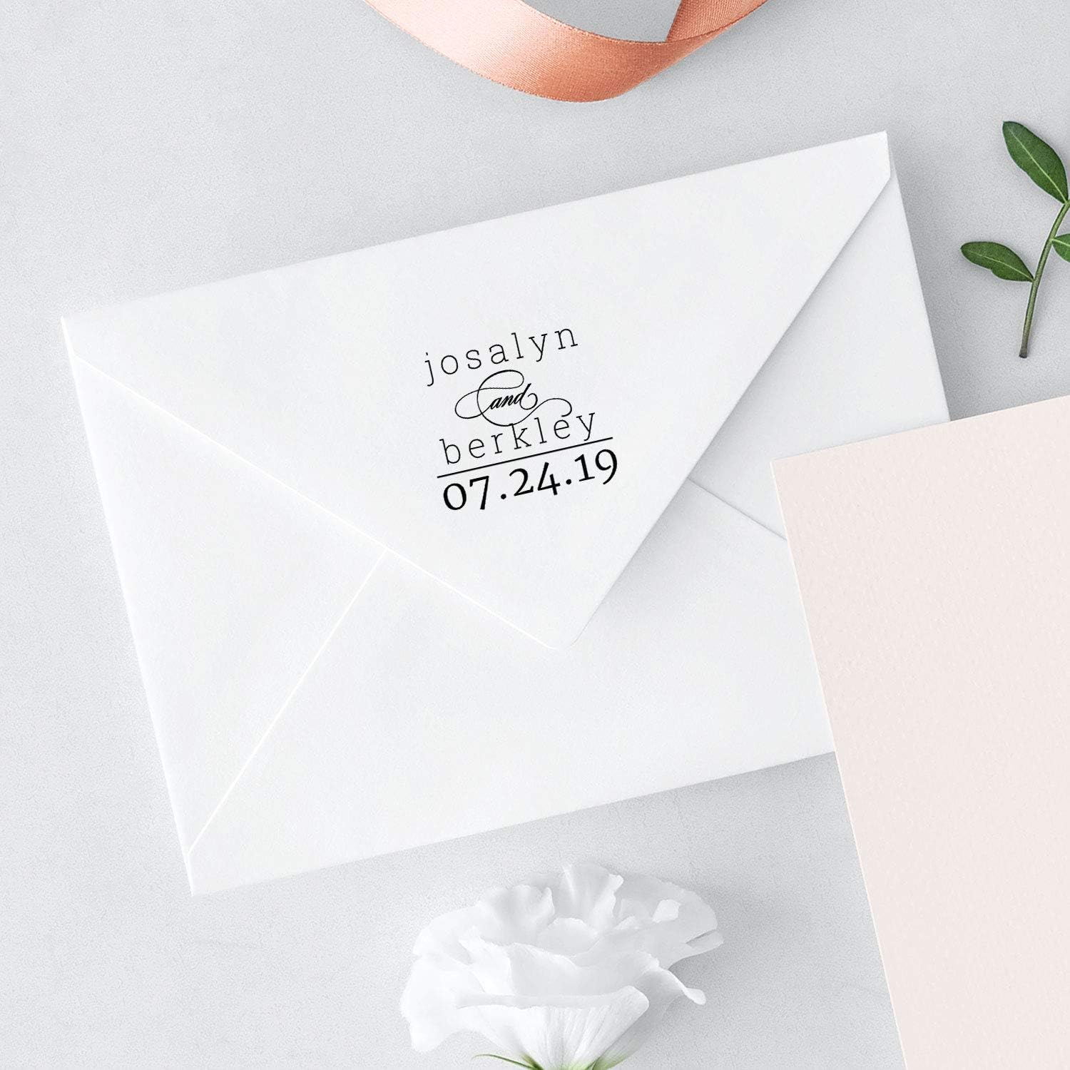 Three Designing Women - Award Winning Stamps - Wedding Save the Date stamp - CSW10021S