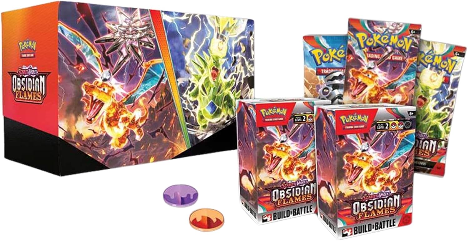 Pokemon Scarlet & Violet 3 Obsidian Flames Build & Battle Stadium