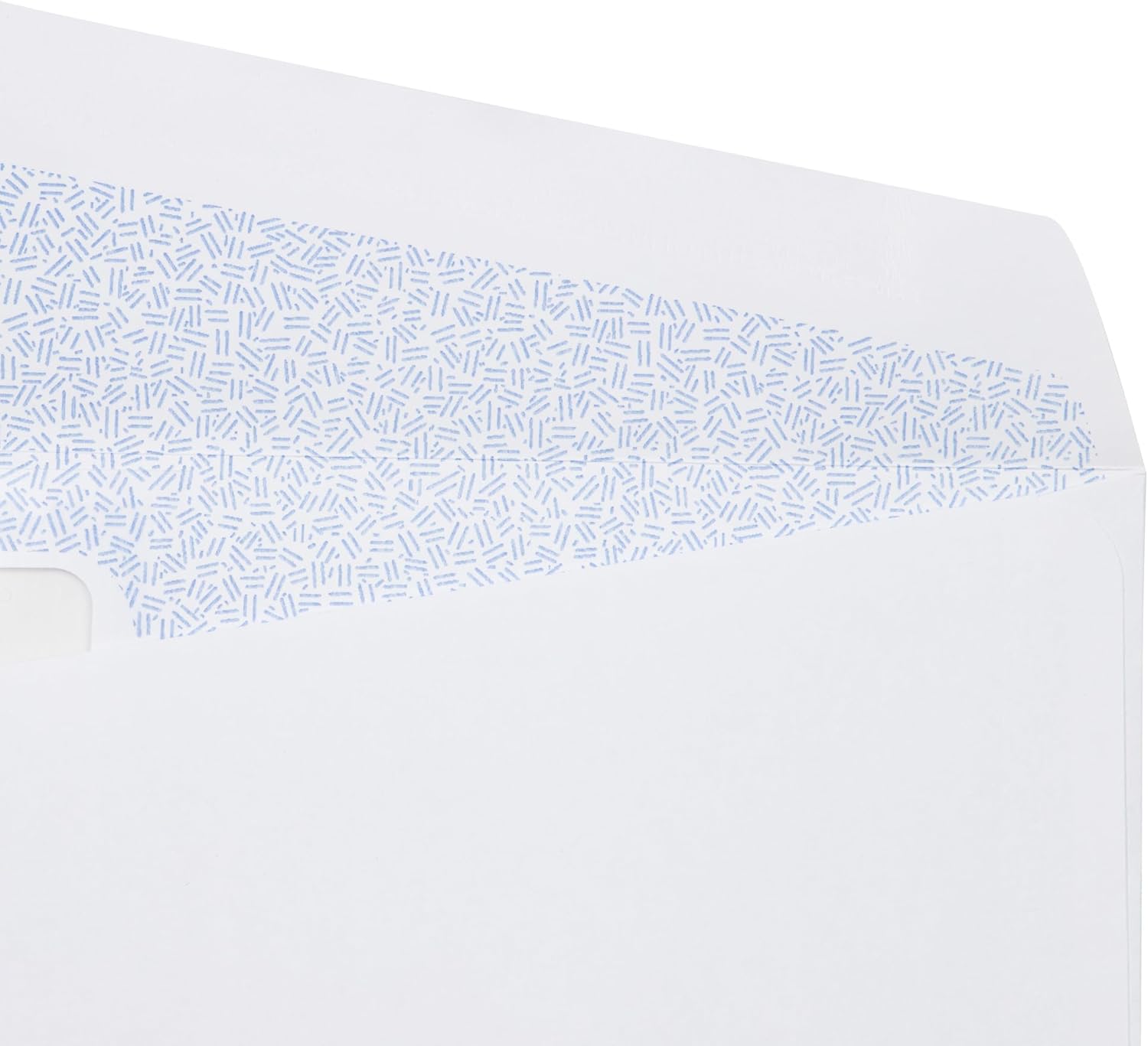 LUXPaper #10 Business Bottom Flap Window Envelopes | Commercial Flap | Security Tint | 4 1/8" x 9 1/2" | White | 24lb. Text | 250 Qty