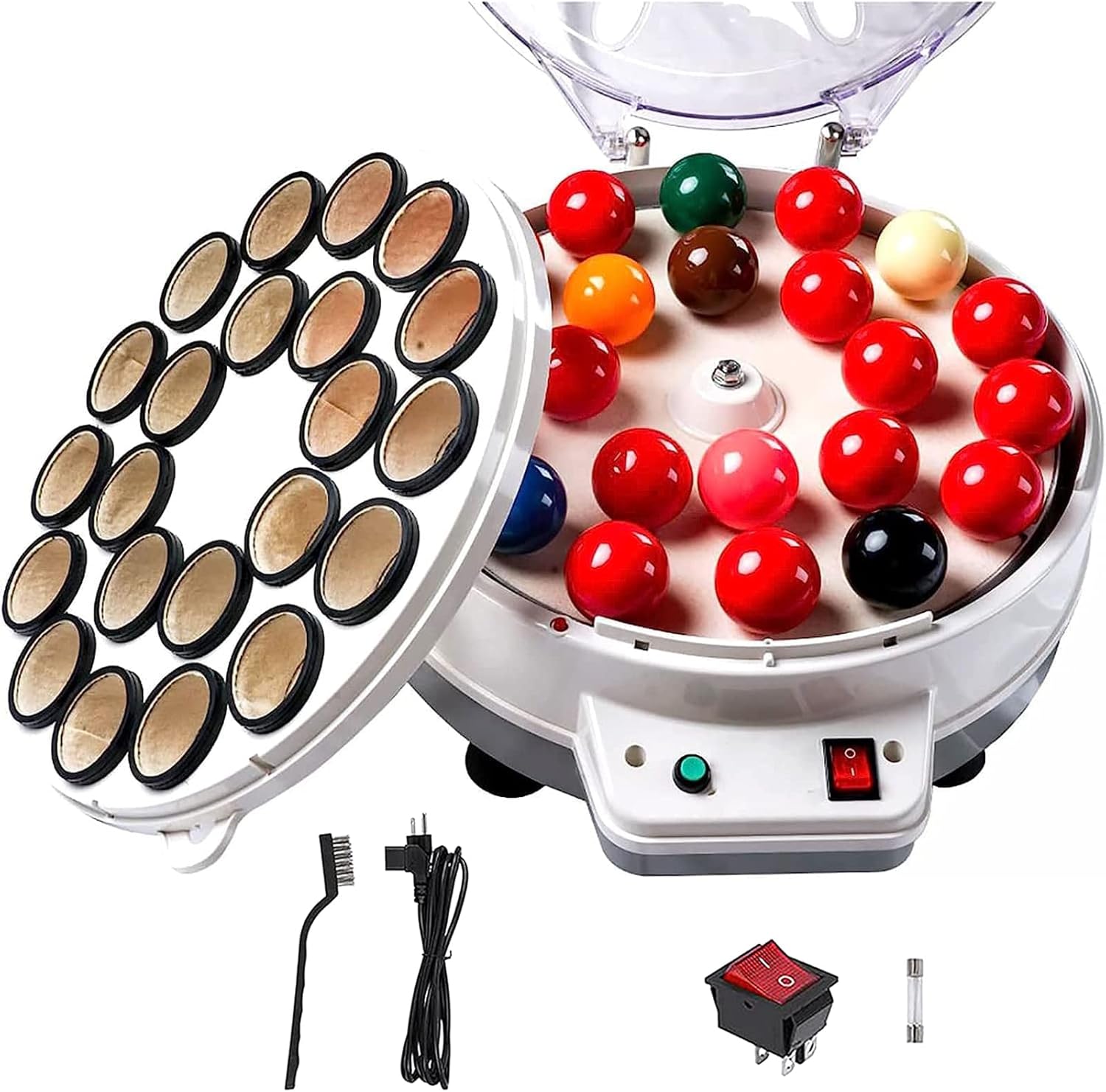 Automatischer Billardkugelreiniger Für 16 Bälle - Elektrische Pool Ball Poliermaschine | Professionelle Reinigung