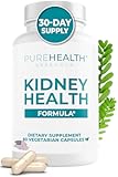 PUREHEALTH RESEARCH Kidney Health Formula - Complete Kidney Cleanse Solution from Effective Kidney Stones Dissolver with Chanca Piedra Stone Breaker for Ultimate Kidney Support - 1 Bottle