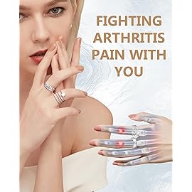 Feraco Magnetic Copper Rings for Women - 99.99% Pure Copper Ladies Thumb Ring, Gifts for Women, 2pcs