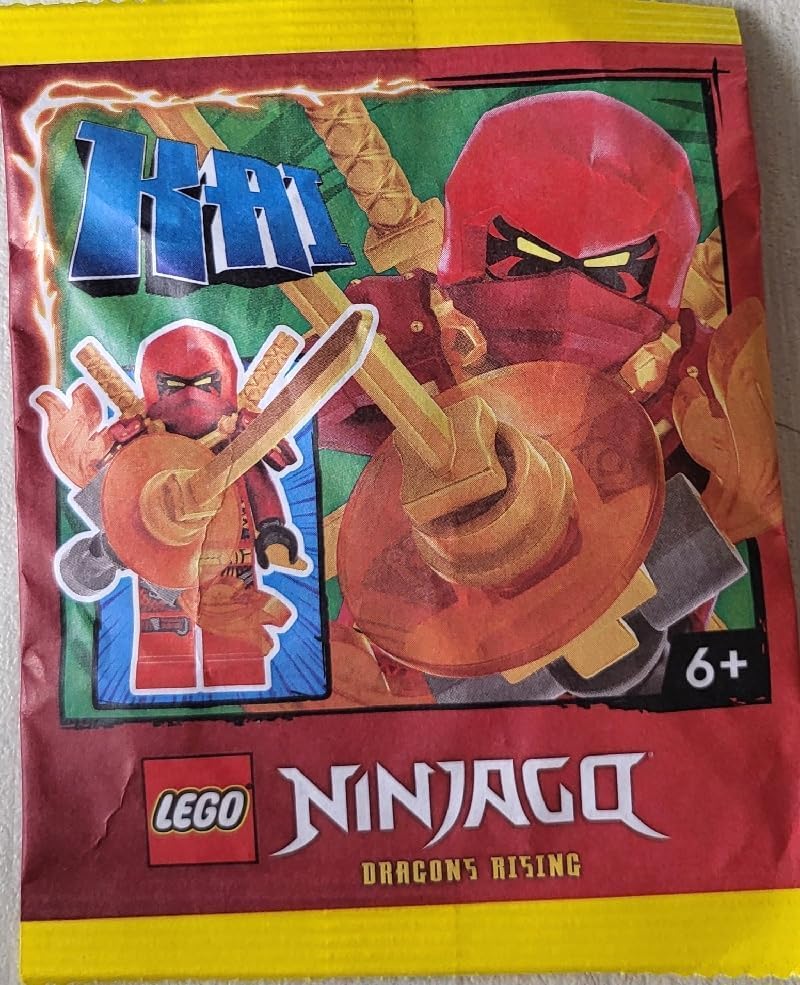 LEGO Ninjago Dragons Rising Season 2: Kai Climber Minifigure with Swords - Image 2