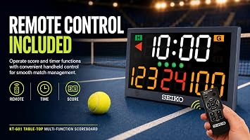 Ultrak Seiko KT-601 Portable Multi-Function LED Scoreboard with Remote