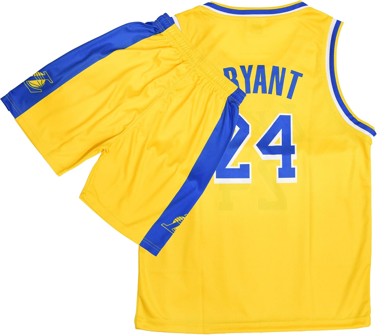 Kids Basketball Jersey Set 2PCS – Boys Youth Sports Uniform (Tank Top & Shorts) Breathable Quick Dry Training Outfit