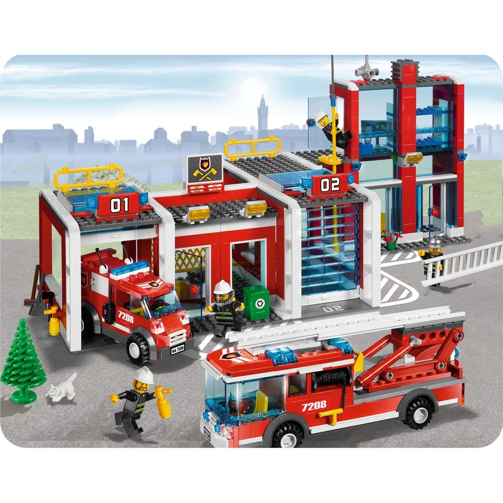 Lego City 7208 - Parque de Bomberos