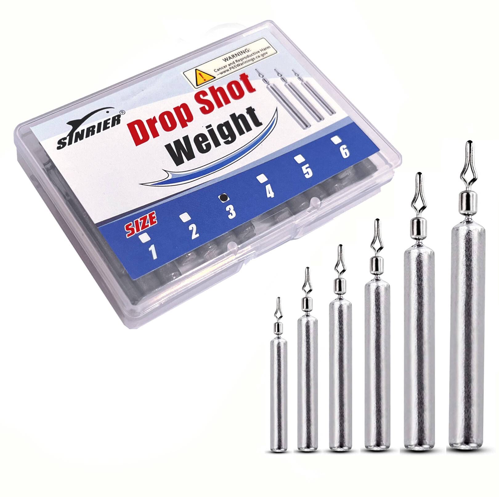 Sinrier Lead Drop Shot Weights Saltwater And Freshwater Fishing