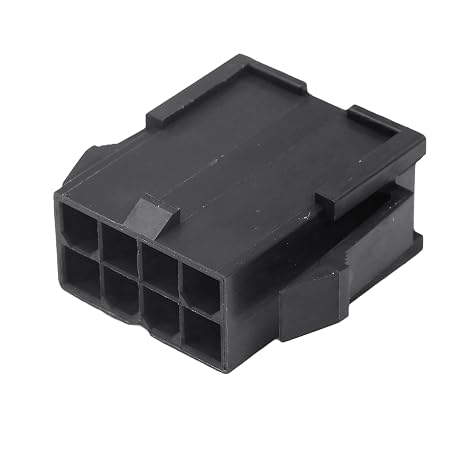 Molex 8-Pin Black Connector Pitch 4.20mm.0165 w/18-24 AWG Pin Mini-Fit Jr
