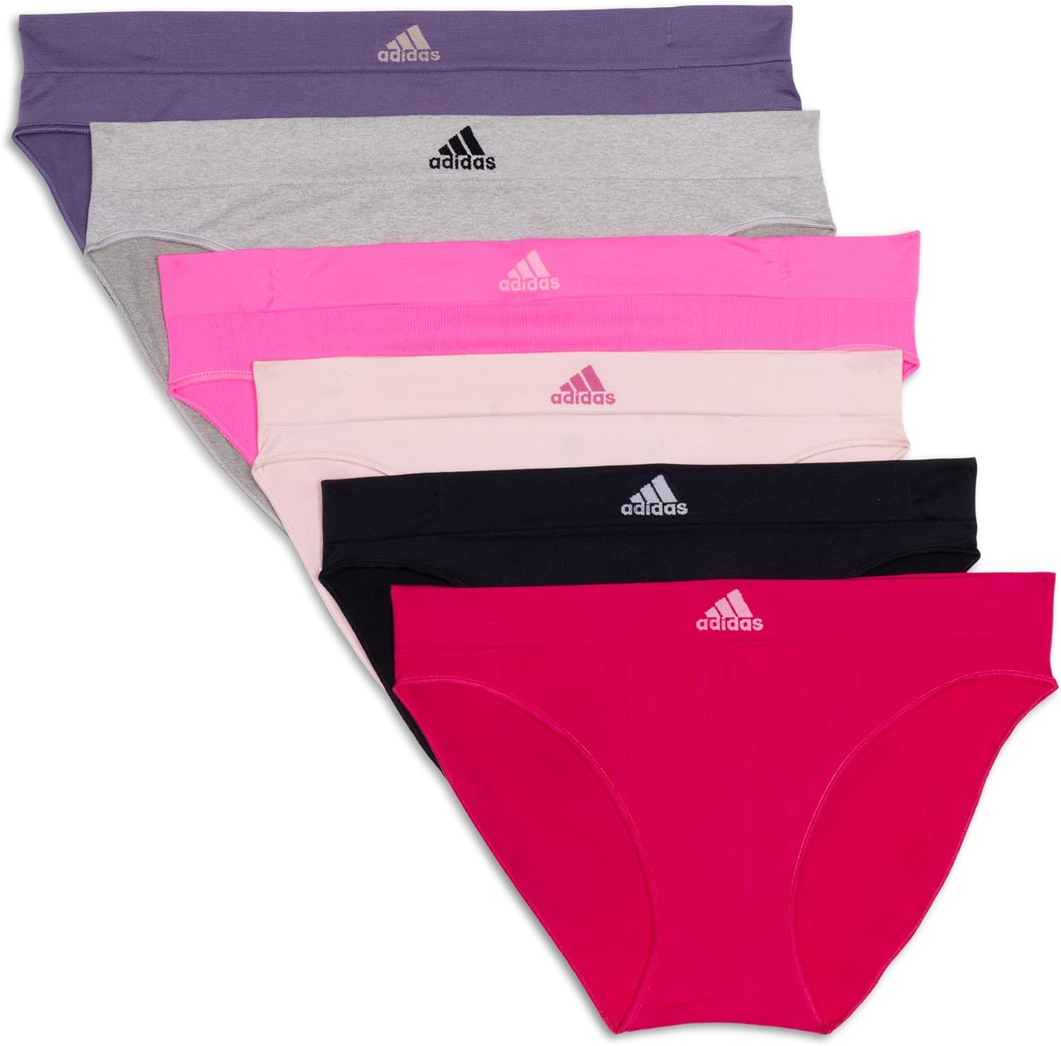 adidas womens Seamless Bikini Underwear Multipack