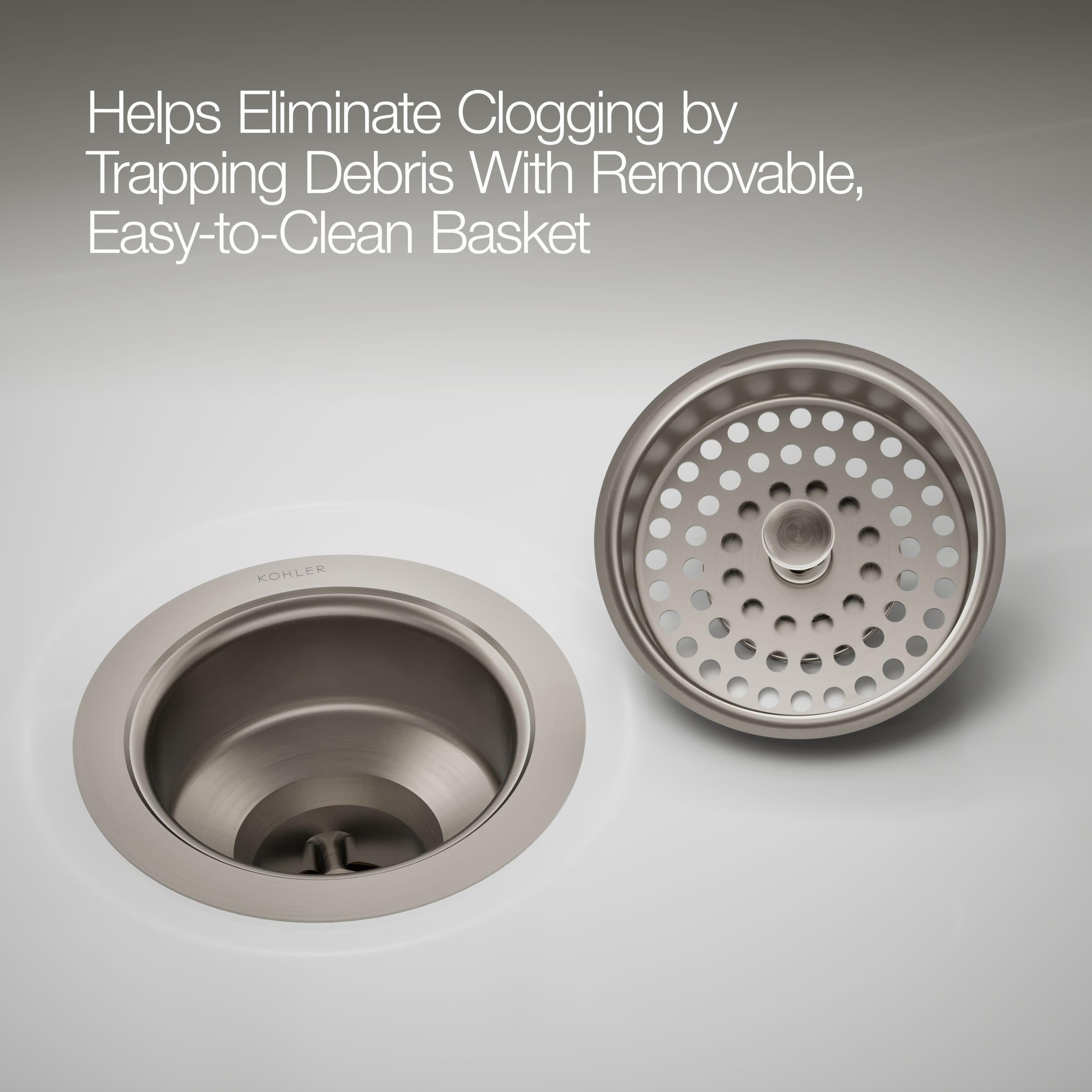 Kohler Duostrainer - Colador para fregadero, 8801-VS