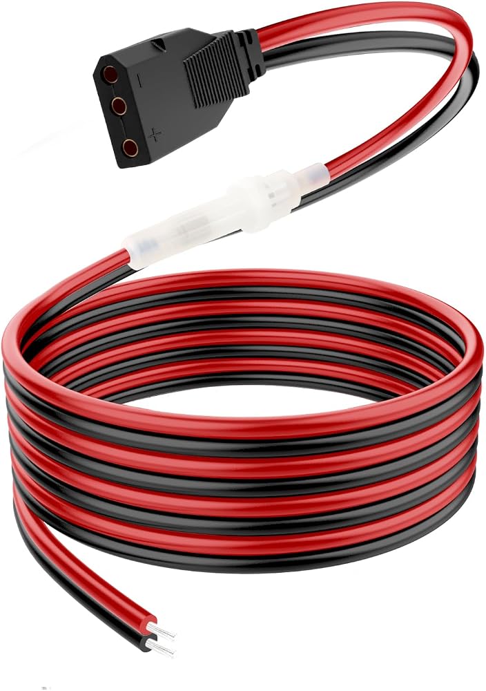 59 Inch 12V CB Radio Power Cord,3 Pin 16AWG CB Power Cord — 사진 1