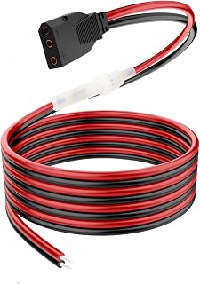 59 Inch 12V CB Radio Power Cord,3 Pin 16AWG CB Power Cord