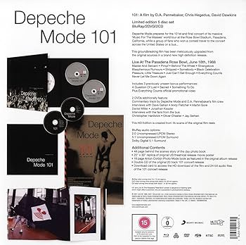 Amazon.com: Depeche Mode - 101 (Box set) : Depeche Mode: Movies & TV