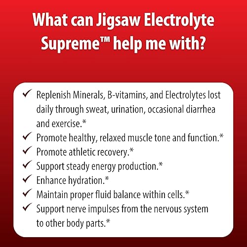 Miniatura 8 de Jigsaw Health Electrolyte Supreme  Amplio espectro de electrolitos + oligominerales  Sabor a ponche de frutas  60 porciones (tarro)