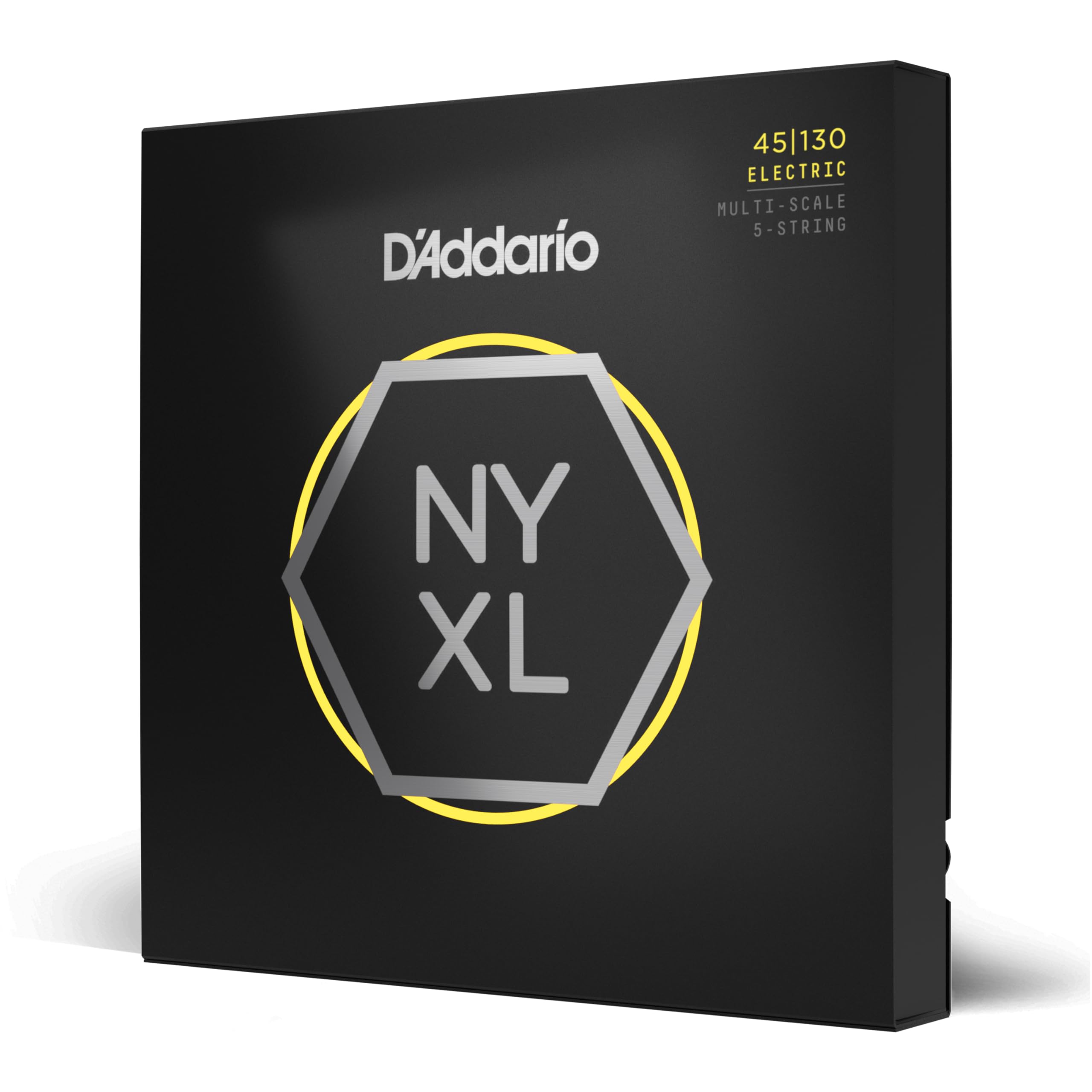 D'Addario NYXL 45-130 Hybrid Light 5-String, Multiscale, Bass Strings (NEW)
