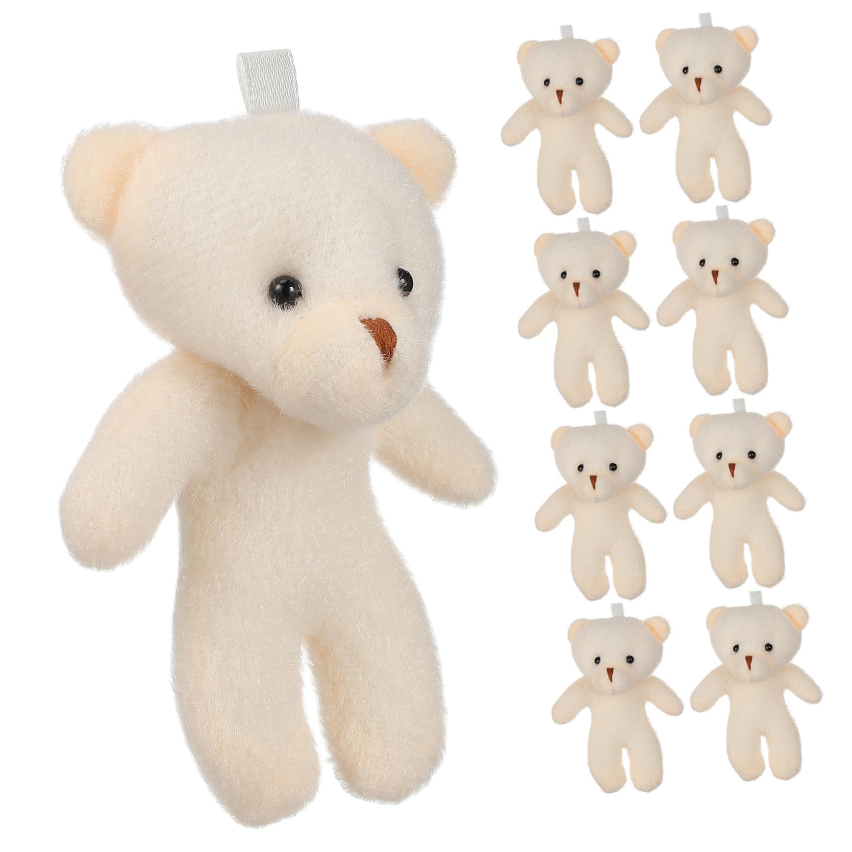 10pezzi Orsetto Piccolo Giocattolo in Cotone Pp Forma Di Per Ragazzo Decorazione Regalo