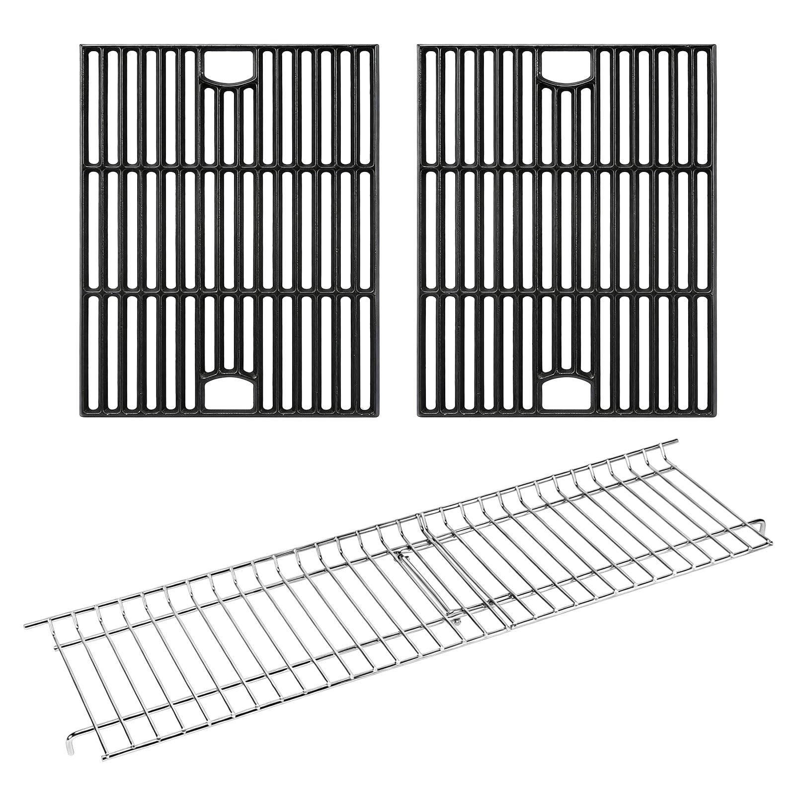 Hisencn Grill Grates &amp; Warming Rack Kit for Nexgrill 720-0830H/720-0888S