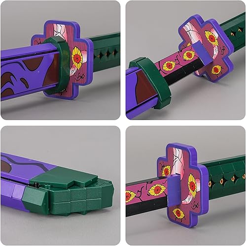 Miniatura 2 de Demon Slayer Kokushibou - Juego de construcción de espada compatible con Lego, Katana, juego de bloques de construcción, regalo para adultos