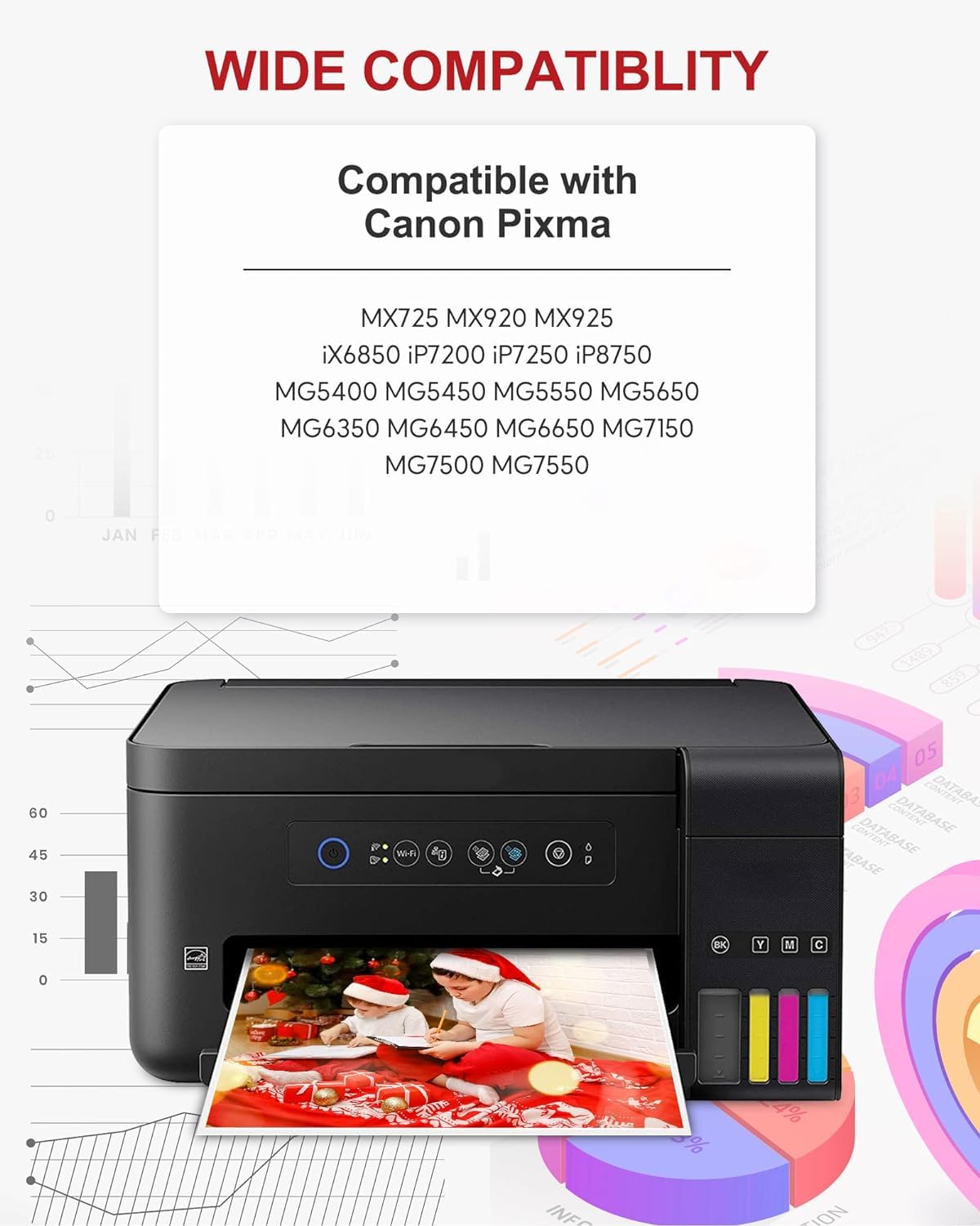 Cartucce Canon Originali Cartucce Originali Canon PGI-550XL E CLI-551XL A Colori - Compatibili Con Stampanti Pixma, MG, MX, IX E Altri Modelli Cartucce Inchiostro Canon Pgi-550xl Cli-551xl - Foto 5