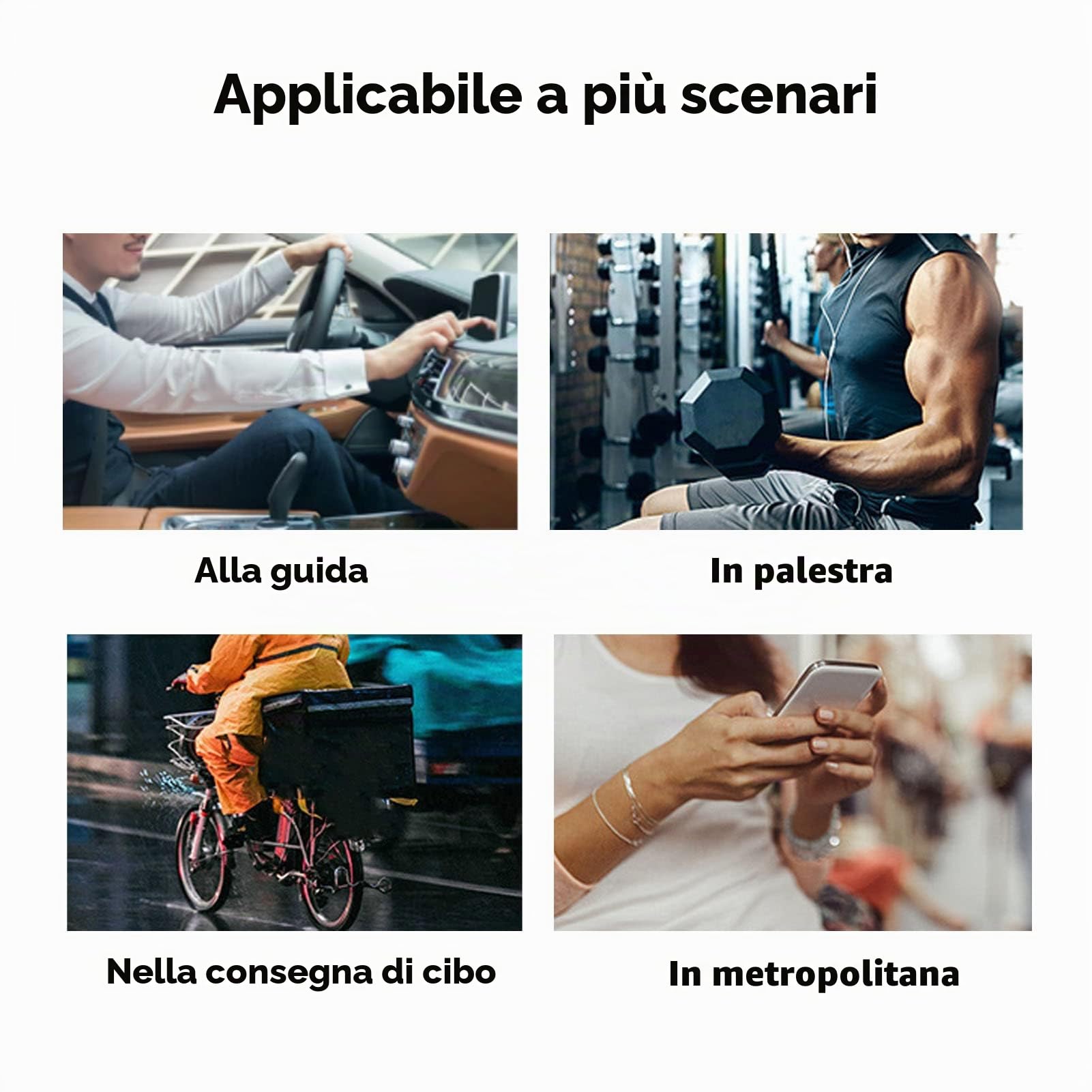 Cuffie Ad Orecchio Aperto, Auricolari Wireless Bluetooth 5.0 Singoli con Microfono e Cavo di Ricarica Cuffie Flessibili Universali a Conduzione Ossea per Allenamento, Sport, Corsa, Guida, Lavoro