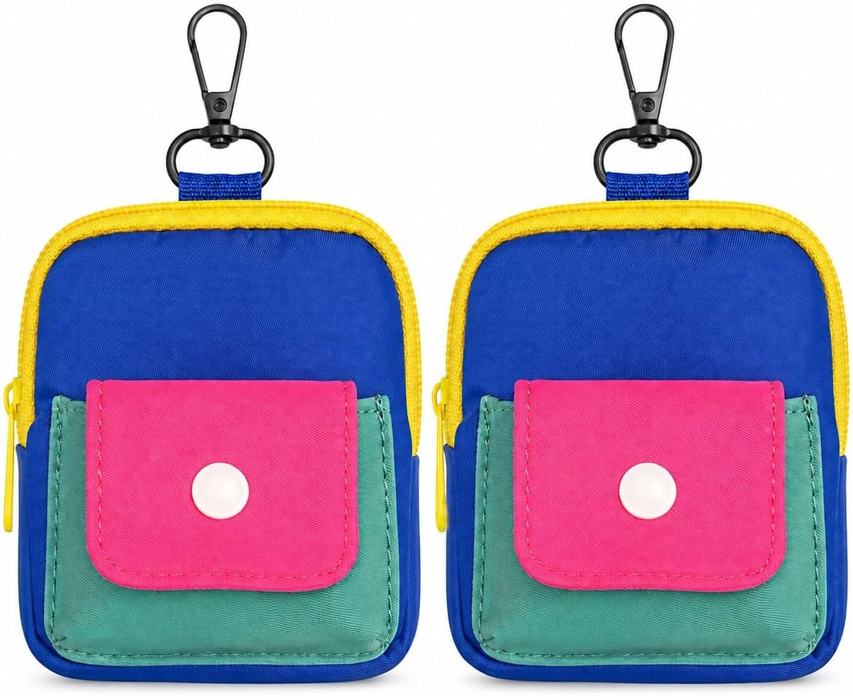 Earbud Case with Clip Portable Headphone Storage Pouch