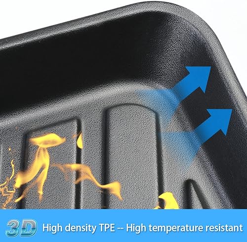 Vista 130 de Powerty Alfombrilla de maletero para Honda Pilot 2016-2021 2022, alfombrillas de carga TPE para todo tipo de clima, forro de carga para asiento