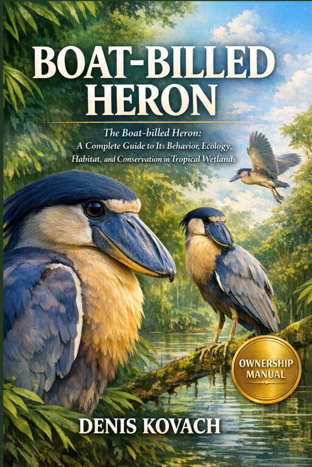 BOAT-BILLED HERON: The Boat-billed Heron: A Complete Guide to Its Behavior, Ecology, Habitat, and Conservation in Tropical Wetlands