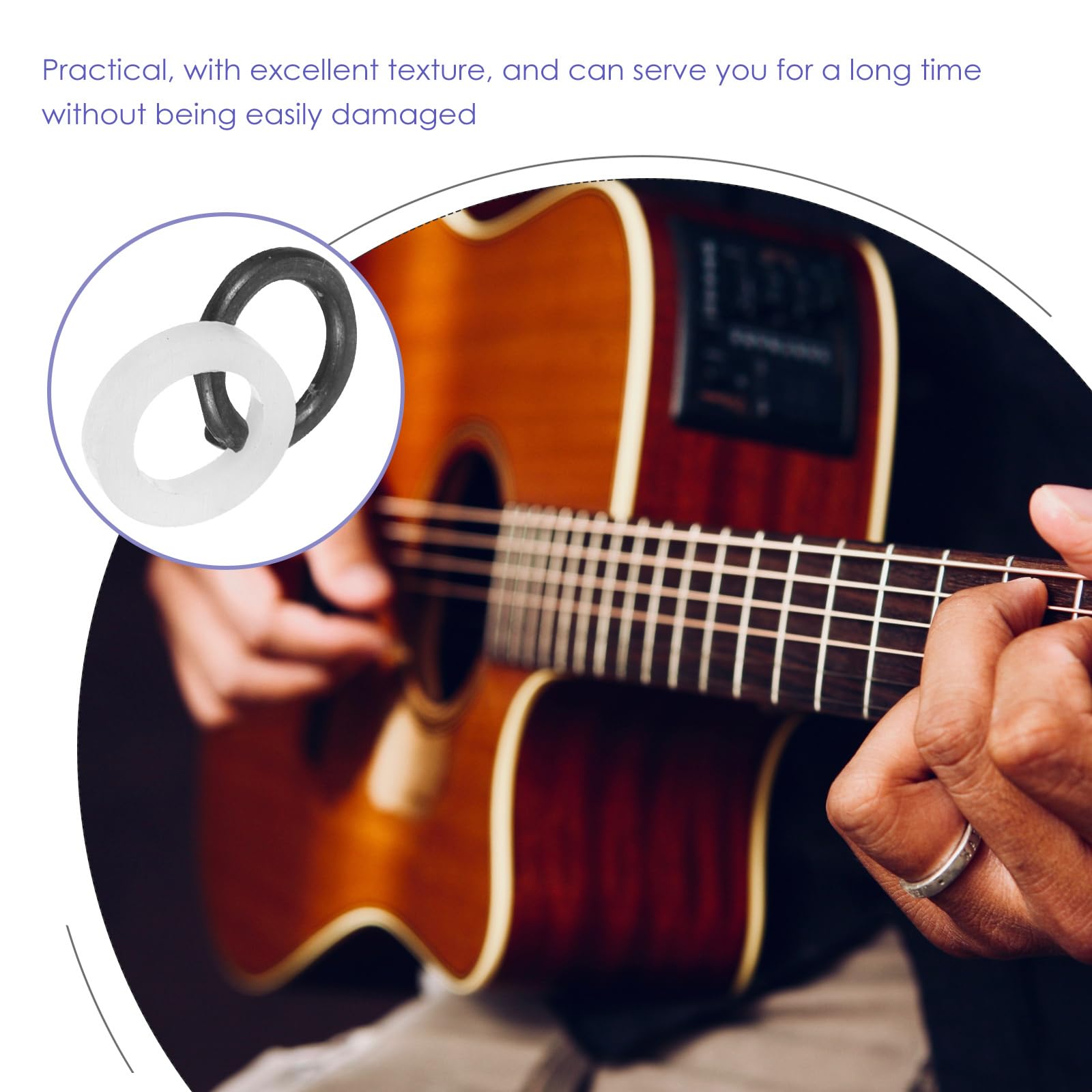 24pcs Musical Instruments Guitar Accessories Tuner Washers Gaskets Tuning Peg Washers Guitar Tuner Spacers Guitar Accessories Guitar Chew