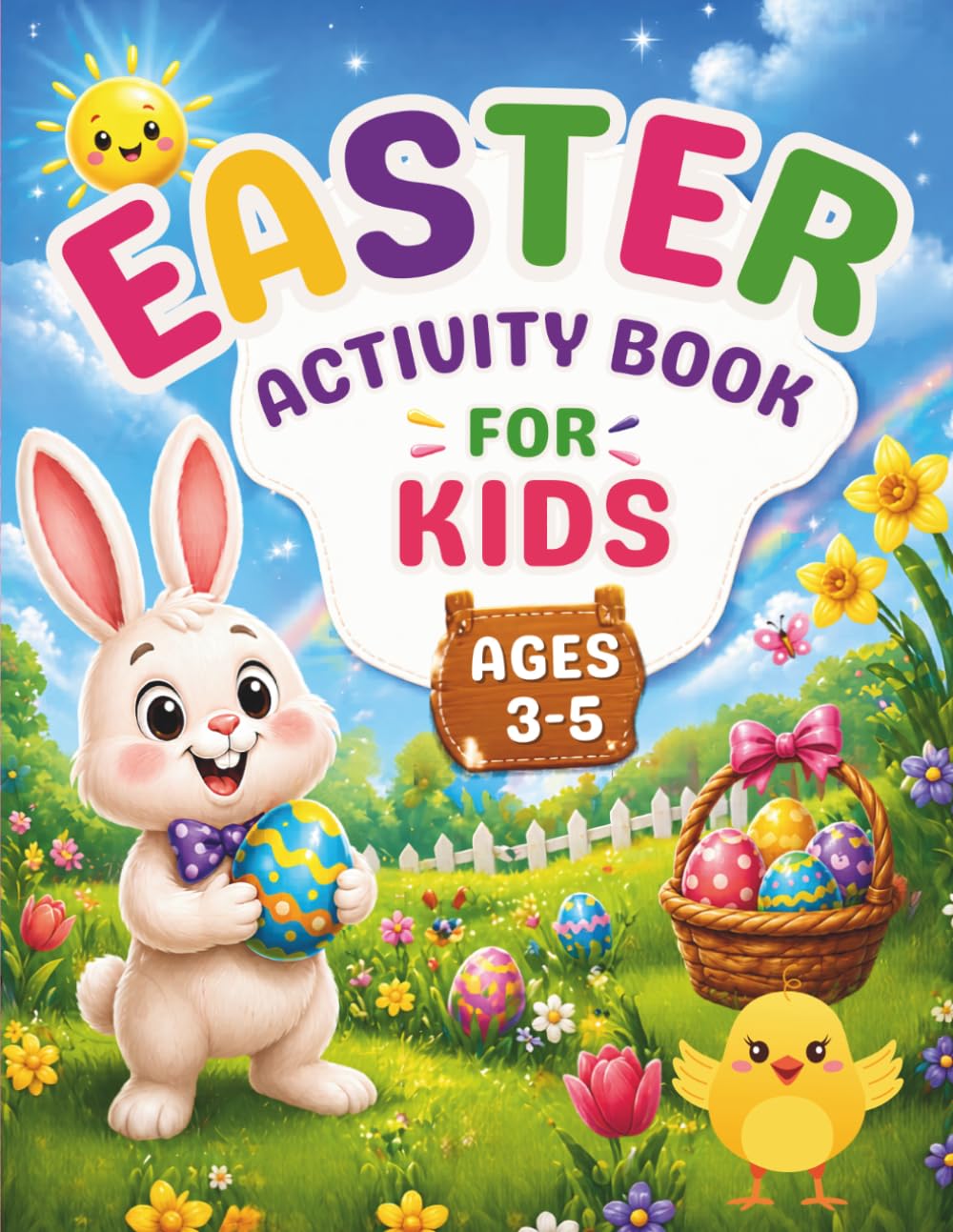 Easter Activity Book for Kids Ages 3-5: 100+ Fun Coloring, Mazes, Puzzles & Learning Activities for Toddlers and Preschoolers