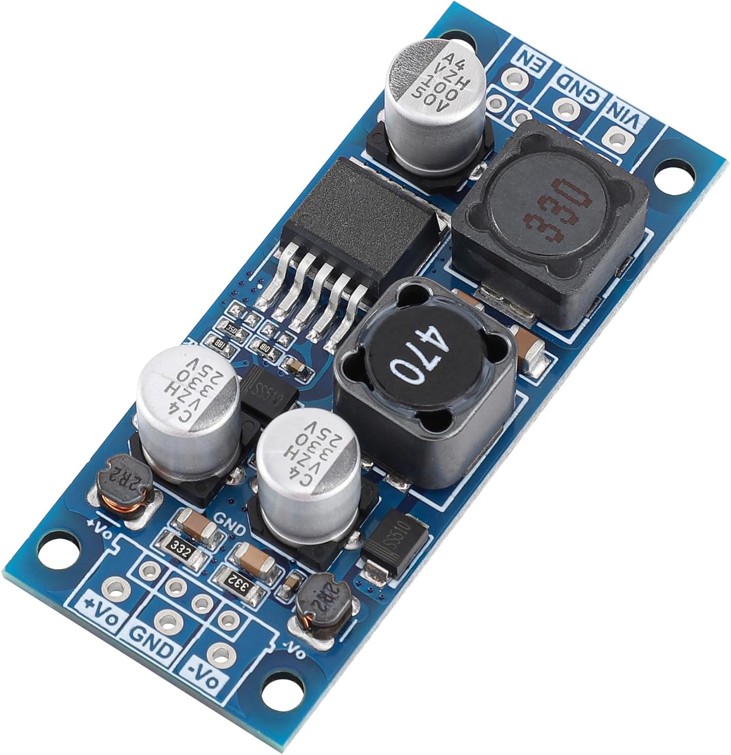 Micro Dual Power Supply - DC to DC Buck Boost Converter 4.8-35V to ±15V Positive Negative Dual Output, Step Up Voltage Regulator for OP-Amps
