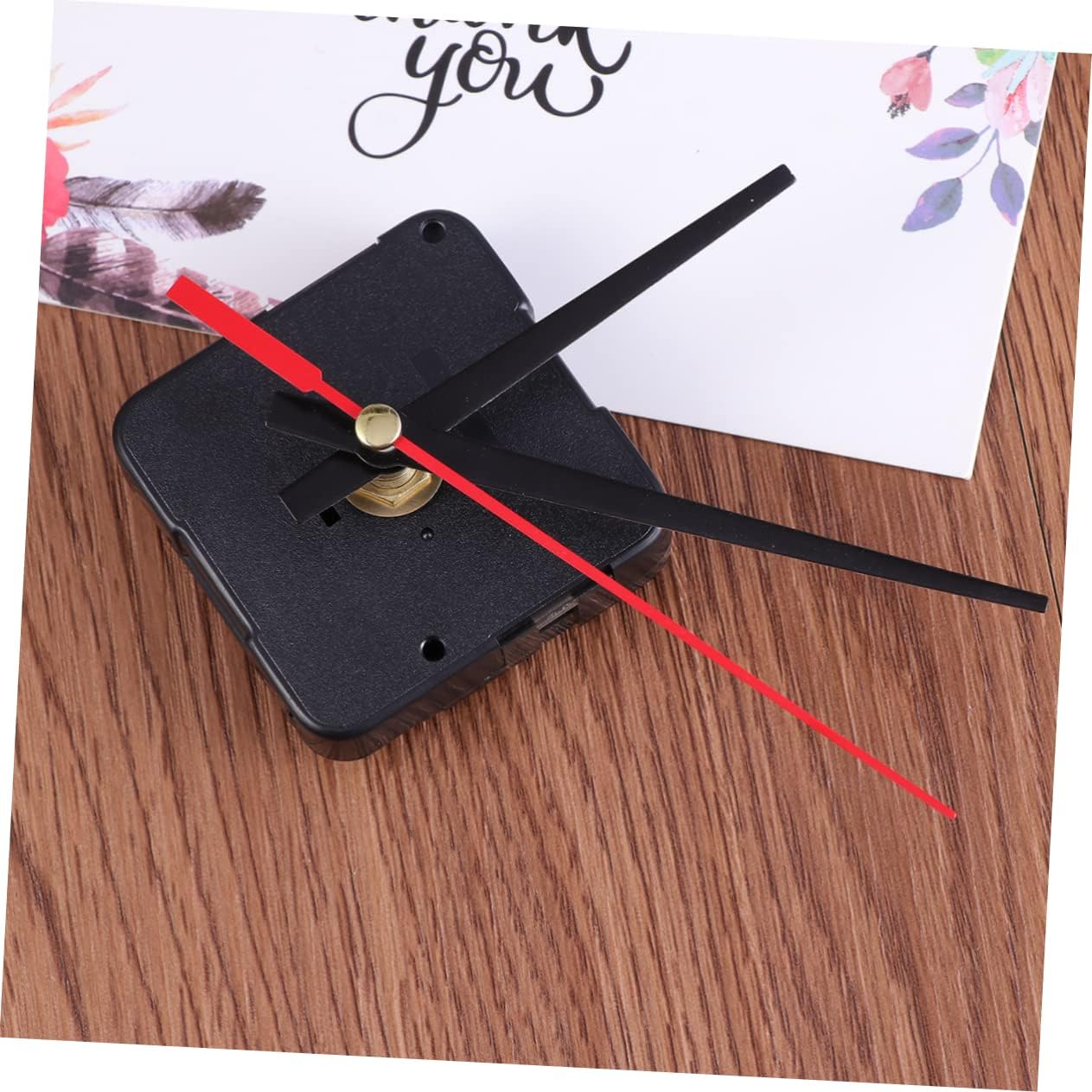 Quartz Clock Movement with Silent Sweep Second Mechanism Includes Clock Hands for Easy Repair No Required for Wall Clocks and DIY Projects