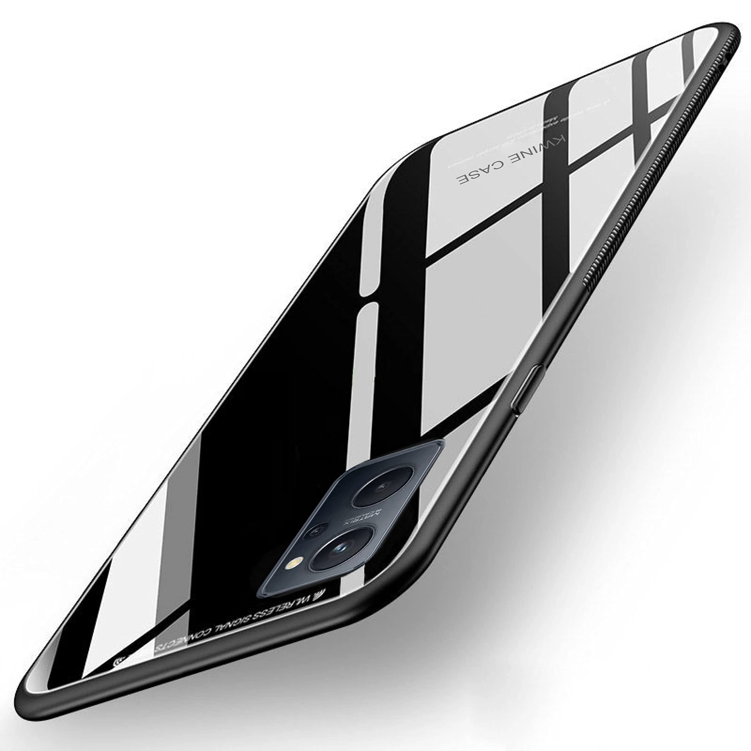 Spazy Case® Realme 9i / Realme 9i / Oppo K10 Back Cover |Stylich Back case | Luxurious Toughened Glass Back Case with Shockproof TPU Bumper Case Cover Designed for Oppo K10 / Realme 9i / Realme 9i (B09QL7W4R8) Amazon Price History, Amazon Price Tracker