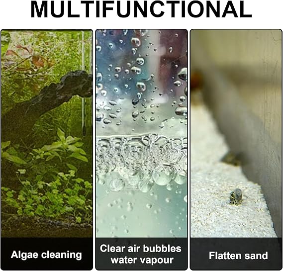 Algae Scraper for Glass Aquariums 24.4 with 10 Replaceable Blade