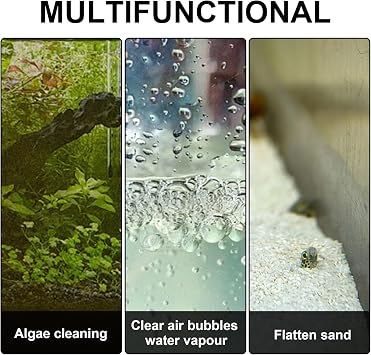 Algae Scraper for Glass Aquariums 24.4 with 10 Replaceable Blade