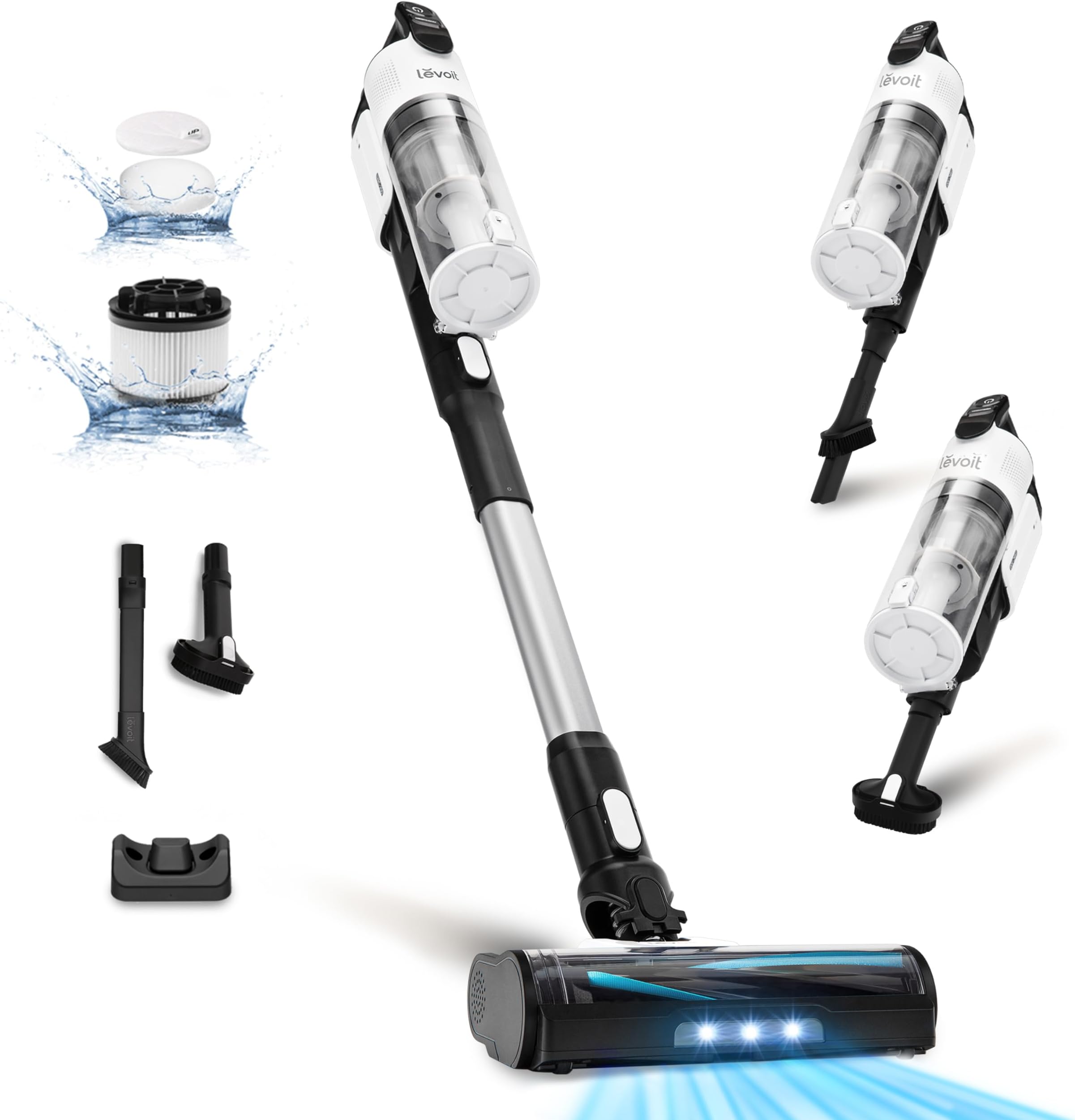Rowenta X-PERT 3.60 Aspirapolvere Senza Fili – 45 Min Autonomia, Con Kit Animal Care, Leggero 2,2 Kg, LED