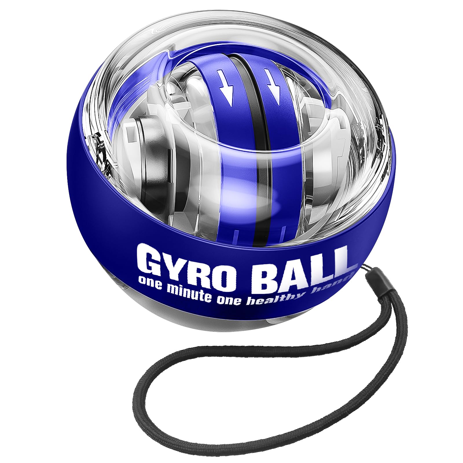 Wrist Trainer Ball Auto-Start Gyroscopic Forearm Exerciser Gyro Ball for Strengthen Arms, Fingers, Bones and Muscles