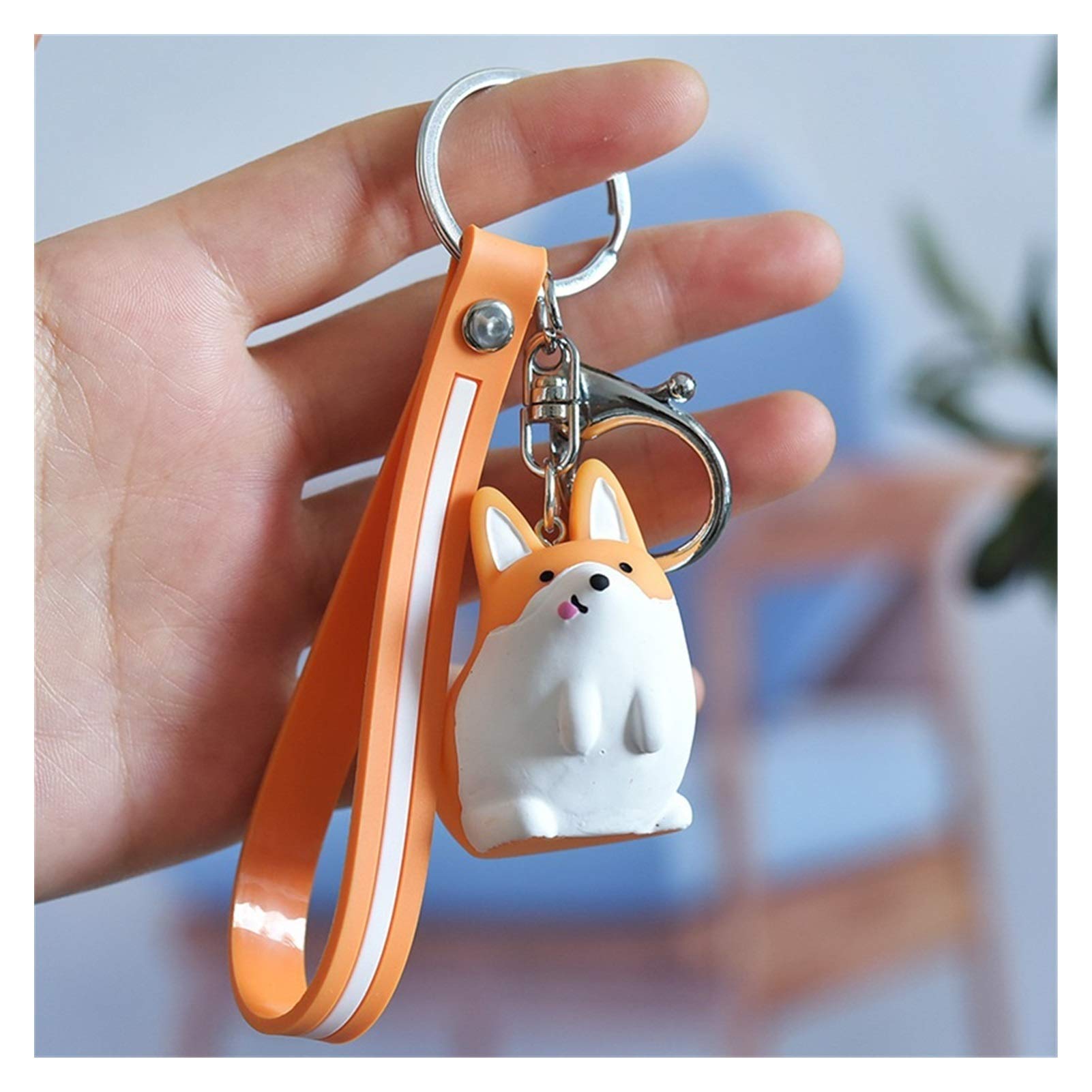 Schlüsselanhänger Cartoon Nette Corgi Schlüsselanhänger Schöne Fuchs Auto Anhänger Tasche Zubehör Schlüsselanhänger Exquisite Kleine Schlüsselanhänger Geschenk