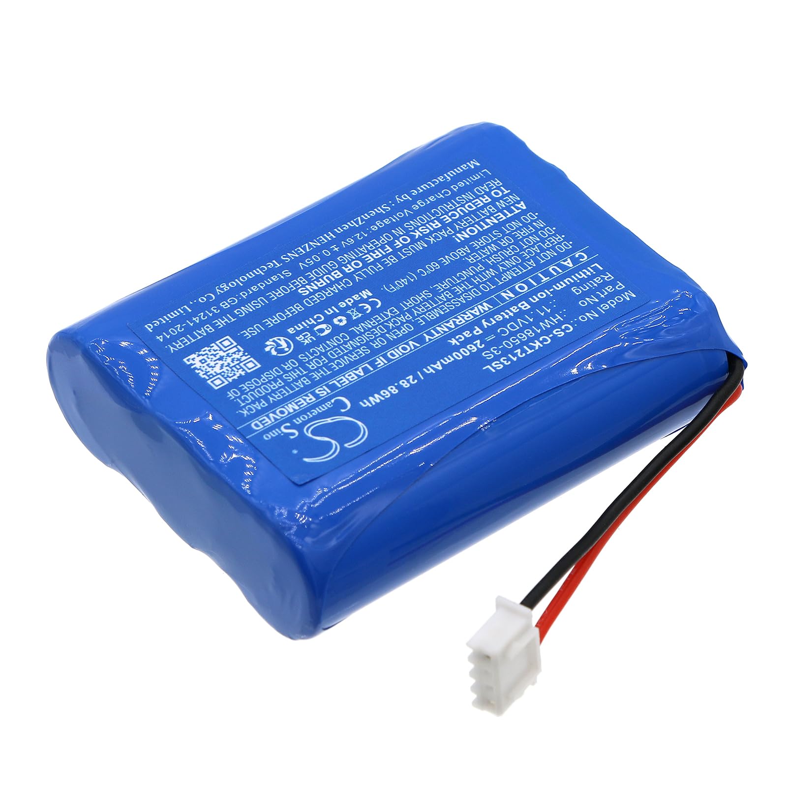 Cameron Sino Ersatz Akku für Clarke-Tech CT 2013 PN:Clarke-Tech HW18&6&50-3S 2600mAh / 28.86Wh