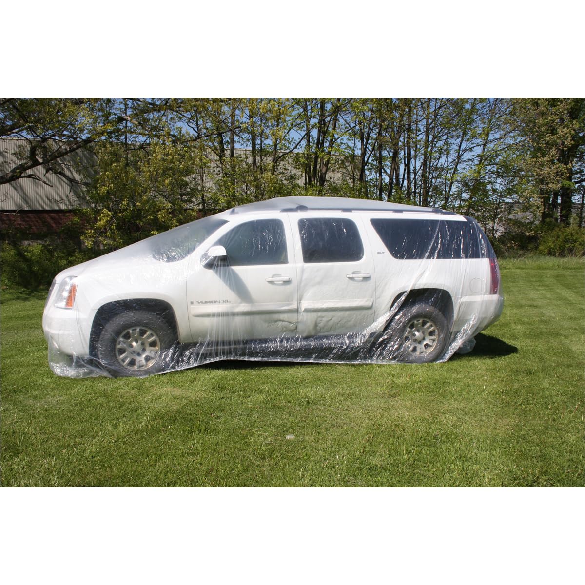 Woodward Fab WFCCC-MED Heck Industries 22 Ft Plastic Car Cover Medium