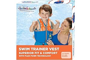 Swimschool Kid Swim Trainer Vest: A Child's Confidence Boost in the Water for Ages 2-6