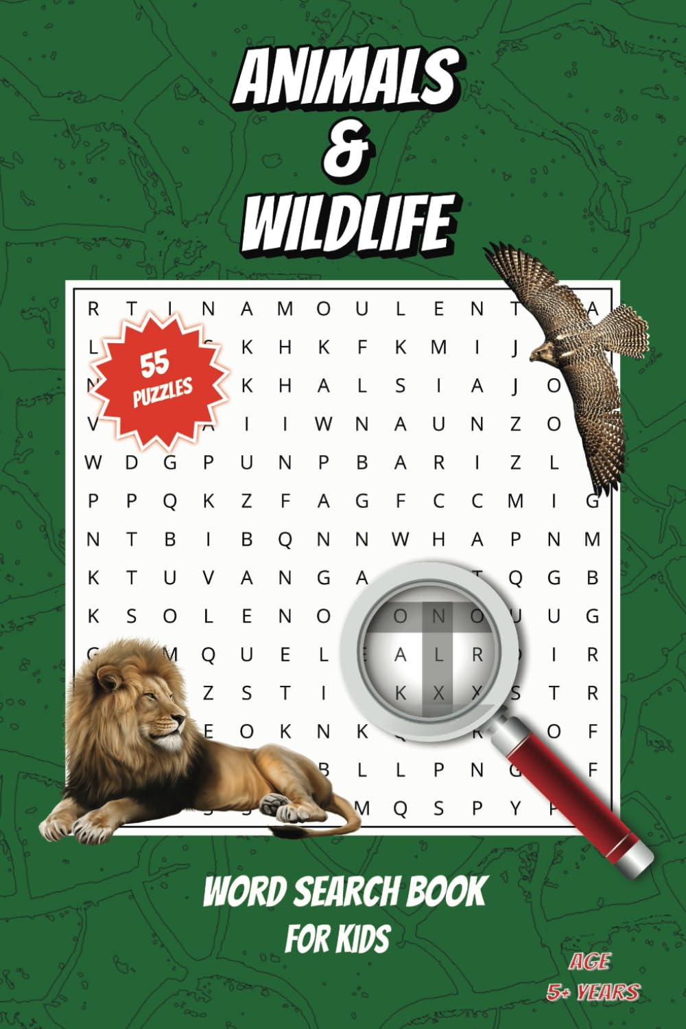 Animals & Wildlife: Word Search Book For Kids